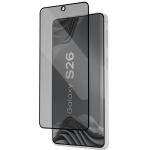 Set 2 folii sticla securizata Bizon Glass Aplikator Shadow Privacy, Kit montare inclus, compatibile cu Samsung Galaxy S26, Negru 4 - lerato.ro