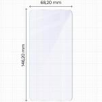 Set 2 folii sticla hibrid Bizon Hybrid Mule Duo compatibile cu Samsung Galaxy S26, Transparent 3 - lerato.ro