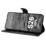 Husa flip cover Bizon Pocket compatibila cu Samsung Galaxy S26 Ultra, Negru 6 - lerato.ro