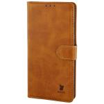 Husa flip cover Bizon Pocket compatibila cu Samsung Galaxy S26 Ultra, Maro 4 - lerato.ro
