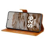Husa flip cover Bizon Pocket compatibila cu Samsung Galaxy S26 Ultra, Maro 6 - lerato.ro