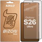 Folie sticla securizata Bizon Glass Matte compatibila cu Samsung Galaxy S26 Ultra, Negru 2 - lerato.ro