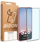 Kit protectie 2 in 1 BizonMobile, Carcasa Bizon Angelo si Folie sticla securizata Bizon Glass Edge, compatibil cu Samsung Galaxy S26 Ultra, Roz 9 - lerato.ro