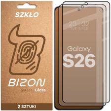 Folii protectie Samsung Galaxy S26, Set 2 folii sticla securizata Bizon Glass Matte Duo compatibile cu Samsung Galaxy S26, Negru, lerato.ro
