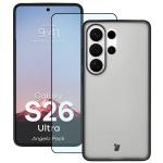 Kit protectie 2 in 1 BizonMobile, Carcasa Bizon Angelo si Folie sticla securizata Bizon Glass Edge, compatibil cu Samsung Galaxy S26 Ultra, Negru 2 - lerato.ro