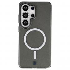 Huse si carcase Samsung , Carcasa Bizon SparklO cu MagSafe compatibila cu Samsung Galaxy S26 Ultra, Glitter Black, lerato.ro