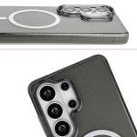 Carcasa Bizon SparklO cu MagSafe compatibila cu Samsung Galaxy S26 Ultra, Glitter Black 6 - lerato.ro