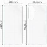 Set protectie Bizon Hydrogel Pack, 1x Folie Ecran si 1x Folie Spate, compatibil cu Samsung Galaxy S26, Transparent 3 - lerato.ro