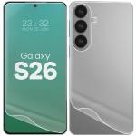 Set protectie Bizon Hydrogel Pack, 1x Folie Ecran si 1x Folie Spate, compatibil cu Samsung Galaxy S26, Transparent 6 - lerato.ro
