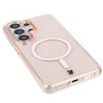 Carcasa Bizon SparklO cu MagSafe compatibila cu Samsung Galaxy S26 Ultra, Glitter Orange 4 - lerato.ro