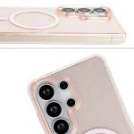 Carcasa Bizon SparklO cu MagSafe compatibila cu Samsung Galaxy S26 Ultra, Glitter Orange 6 - lerato.ro