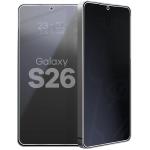Folie sticla hibird Bizon Hybrid Shadow Privacy compatibila cu Samsung Galaxy S26, Negru 7 - lerato.ro