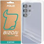 Set 2 folii protectie pentru spatele telefonului Bizon Hydrogel Back Duo compatibile cu Samsung Galaxy S26 Ultra, Transparent 2 - lerato.ro