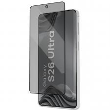 Folie sticla securizata Bizon Glass Aplikator Shadow Privacy, Kit montare inclus, compatibila cu Samsung Galaxy S26 Ultra, Negru