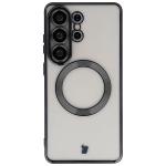 Carcasa cu protectie pentru camera Bizon GuardO cu MagSafe compatibila cu Samsung Galaxy S26 Ultra, Transparent / Negru 2 - lerato.ro