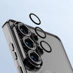Carcasa cu protectie pentru camera Bizon GuardO cu MagSafe compatibila cu Samsung Galaxy S26 Ultra, Transparent / Negru 4 - lerato.ro