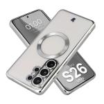 Carcasa cu protectie pentru camera Bizon GuardO cu MagSafe compatibila cu Samsung Galaxy S26 Ultra, Clear / Silver 3 - lerato.ro