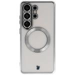 Carcasa cu protectie pentru camera Bizon GuardO cu MagSafe compatibila cu Samsung Galaxy S26 Ultra, Clear / Silver 2 - lerato.ro