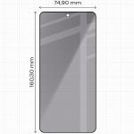 Set 2 folii sticla securizata Bizon Glass Aplikator Shadow Privacy, Kit montare inclus, compatibile cu Samsung Galaxy S26 Ultra, Negru 3 - lerato.ro