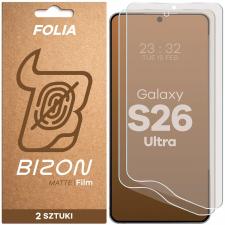 Set 2 folii protectie Bizon Film Matte Duo compatibile cu Samsung Galaxy S26 Ultra, Transparent