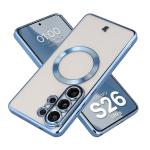 Carcasa cu protectie pentru camera Bizon GuardO cu MagSafe compatibila cu Samsung Galaxy S26 Ultra, Transparent / Albastru 3 - lerato.ro