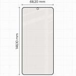 Folie sticla securizata Bizon Glass Matte compatibila cu Samsung Galaxy S26, Negru 3 - lerato.ro