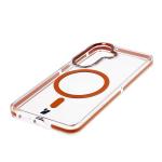 Carcasa Bizon Marco compatibila cu Samsung Galaxy S26, Transparent / Portocaliu 4 - lerato.ro