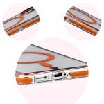 Carcasa Bizon Marco compatibila cu Samsung Galaxy S26, Transparent / Portocaliu 10 - lerato.ro
