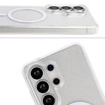 Carcasa Bizon SparklO cu MagSafe compatibila cu Samsung Galaxy S26 Ultra, Glitter Clear 6 - lerato.ro