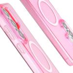 Carcasa Bizon SparklO cu MagSafe compatibila cu Samsung Galaxy S26 Ultra, Glitter Pink 5 - lerato.ro