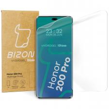 Folii protectie telefoane Honor, Set 2 folii protectie Bizon Glass Hydrogel compatibile cu Honor 200 Pro, Transparent, lerato.ro