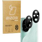 Set 2 folii sticla securizata camera foto Bizon Glass Lens compatibile cu Honor 200 Pro, Negru 3 - lerato.ro