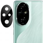 Set 2 folii sticla securizata camera foto Bizon Glass Lens compatibile cu Honor 200 Pro, Negru 2 - lerato.ro