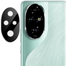Folii protectie telefoane Honor, Set 2 folii sticla securizata camera foto Bizon Glass Lens compatibile cu Honor 200 Pro, Negru, lerato.ro