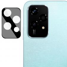 Folii protectie telefoane Honor, Set 2 folii sticla securizata camera foto Bizon Glass Lens compatibile cu Honor 200 Lite, Negru, lerato.ro