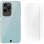 Kit protectie 3 in 1 BizonMobile Clear Pack, Carcasa Bizon Salpa si 2 folii Bizon Glass Hydrogel, compatibil cu Honor 200 Lite, Transparent 2 - lerato.ro