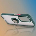Carcasa Bizon Hybrid Ring compatibila cu Honor 200 Lite, Verde 7 - lerato.ro
