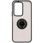 Carcasa Bizon Hybrid Ring compatibila cu Honor 200 Lite, Negru 2 - lerato.ro