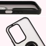 Carcasa Bizon Hybrid Ring compatibila cu Honor 200 Lite, Negru 4 - lerato.ro