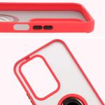 Carcasa Bizon Hybrid Ring compatibila cu Honor 200 Lite, Rosu 4 - lerato.ro
