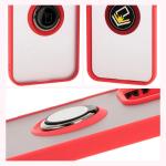 Carcasa Bizon Hybrid Ring compatibila cu Honor 200 Lite, Rosu 5 - lerato.ro