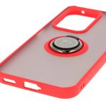 Carcasa Bizon Hybrid Ring compatibila cu Honor 200 Lite, Rosu 6 - lerato.ro