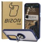 Carcasa Bizon Hybrid Ring compatibila cu Honor 200 Lite, Albastru 3 - lerato.ro
