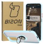 Carcasa Bizon Hybrid Ring compatibila cu Honor 200 Lite, Light Blue 3 - lerato.ro