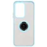 Carcasa Bizon Hybrid Ring compatibila cu Honor 200 Lite, Light Blue 2 - lerato.ro