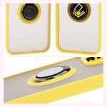 Carcasa Bizon Hybrid Ring compatibila cu Honor 200 Lite, Galben 5 - lerato.ro
