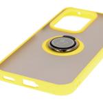Carcasa Bizon Hybrid Ring compatibila cu Honor 200 Lite, Galben 6 - lerato.ro