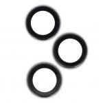 Folie sticla camera foto Bizon Glass Snap Lens compatibila cu Honor 400 Pro, Negru 3 - lerato.ro