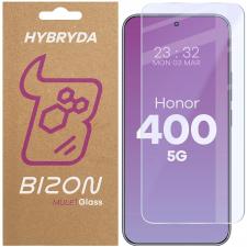 Folii protectie Honor 400, Folie sticla hibrid Bizon Glass Mule compatibila cu Honor 400, Transparent, lerato.ro