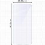Folie sticla hibrid Bizon Glass Mule compatibila cu Honor 400, Transparent 3 - lerato.ro
